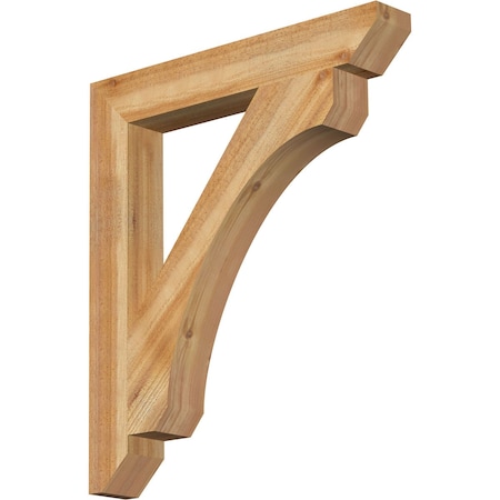 Legacy Slat Rough Sawn Bracket, Western Red Cedar, 4W X 28D X 32H